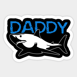 Daddy Shark' Shark Gift Sticker